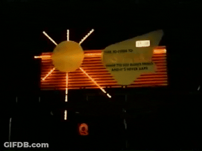 Scared Man Power Outage GIF
