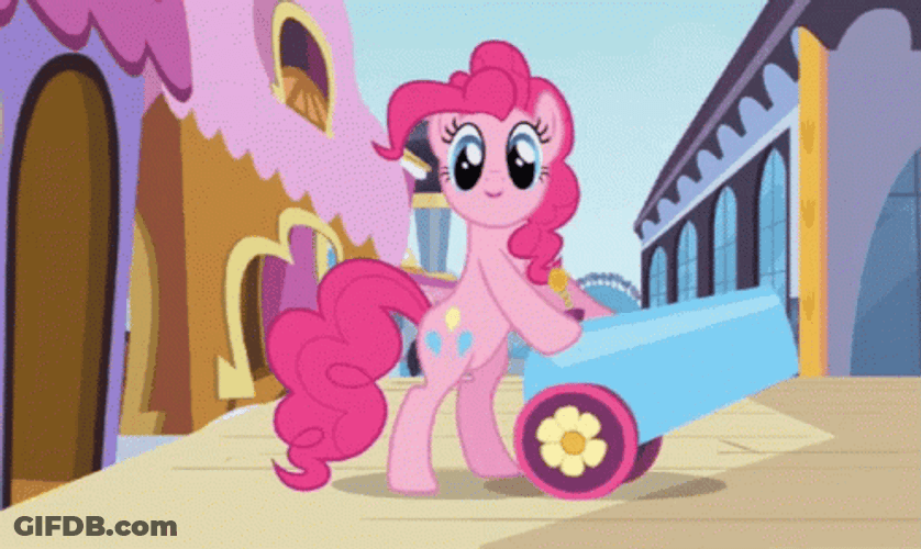 Scared Pinkie Pie GIF