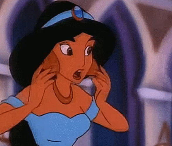 Scared Princess Jasmin GIF