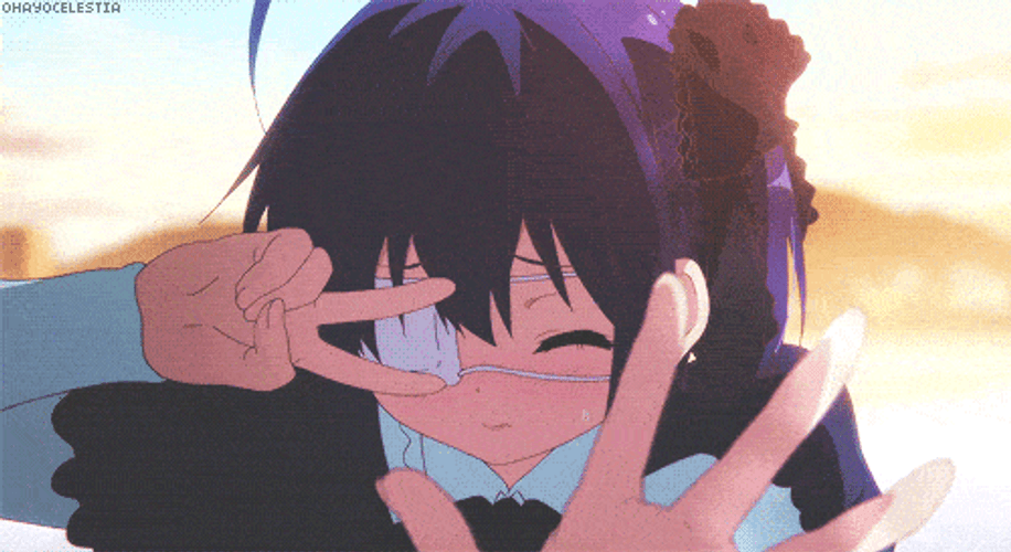Scared Rikka Takanashi Shaking GIF