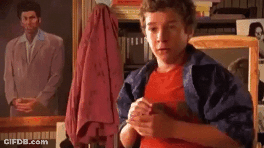 Scared Shia Labeouf GIF