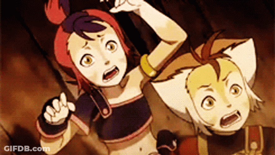 Scared Shocked Thundercats Wilykit And Wilykat GIF