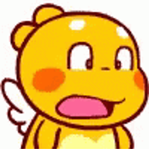 Scared Surprised QooBee GIF