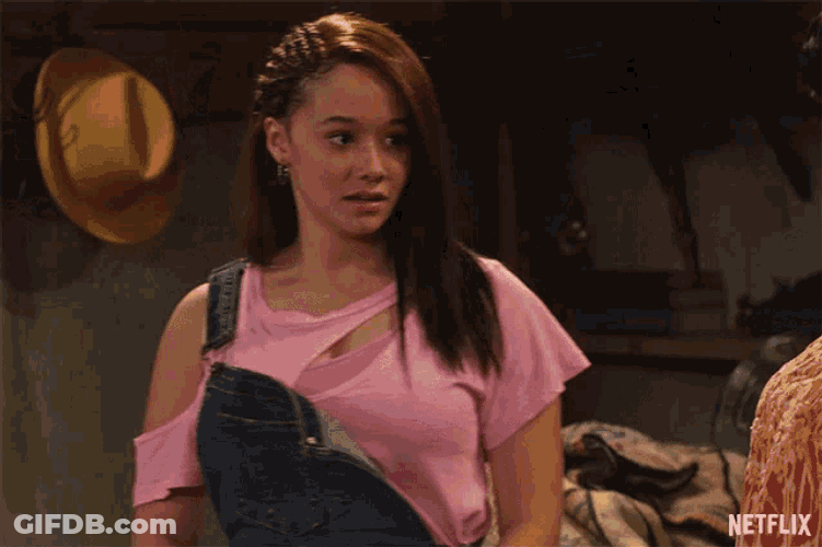 Scared Talia Jackson GIF
