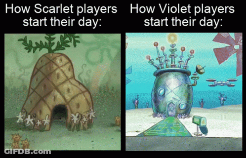 Scarlet Players Start Their Day Next To House GIF