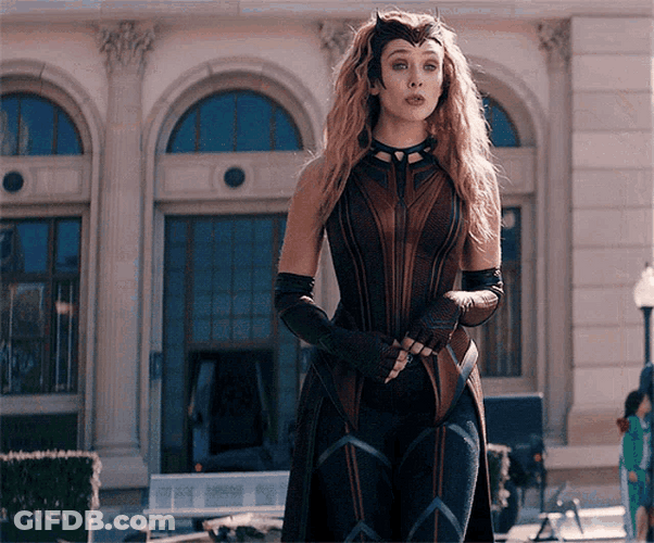 Scarlet Witch Arrogant Talk GIF