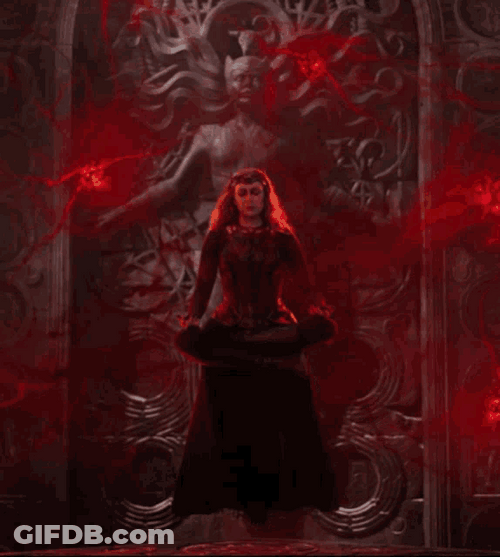 Scarlet Witch Floating On Air GIF