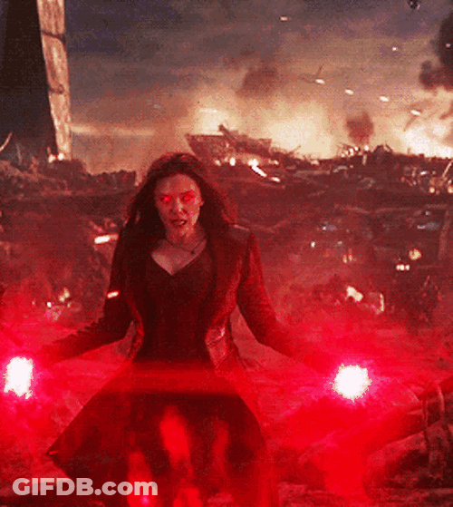 Scarlet Witch Great Power GIF