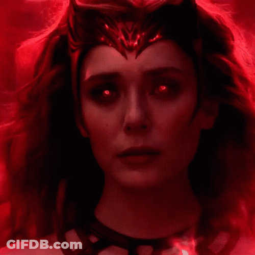 Scarlet Witch Red Eyes GIF
