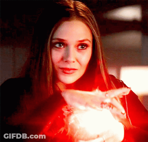 Scarlet Witch Showing Powers GIF