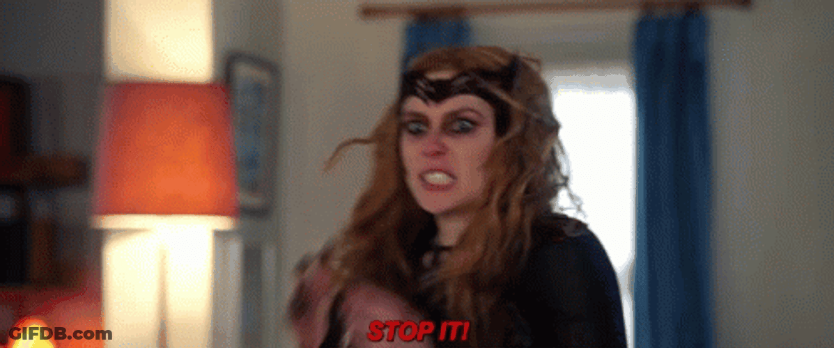 Scarlet Witch Stop It GIF