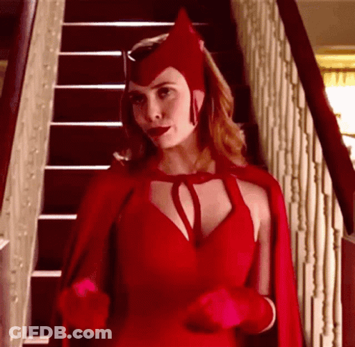 Scarlet Witch Sweet Happy Dance GIF