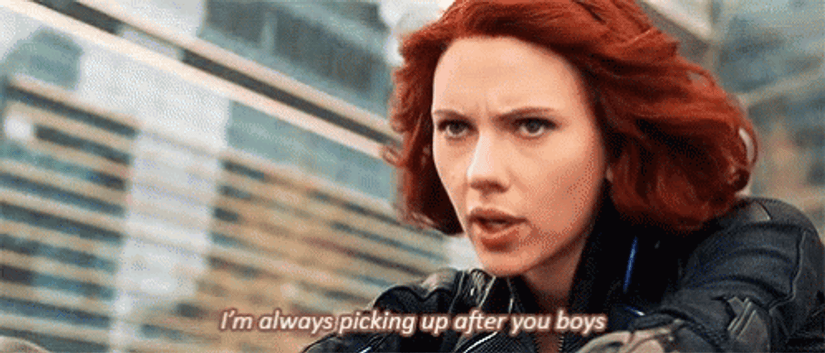 Scarlett Johansson Always Picking Up GIF