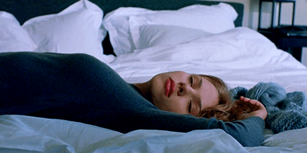 Scarlett Johansson In Bed GIF