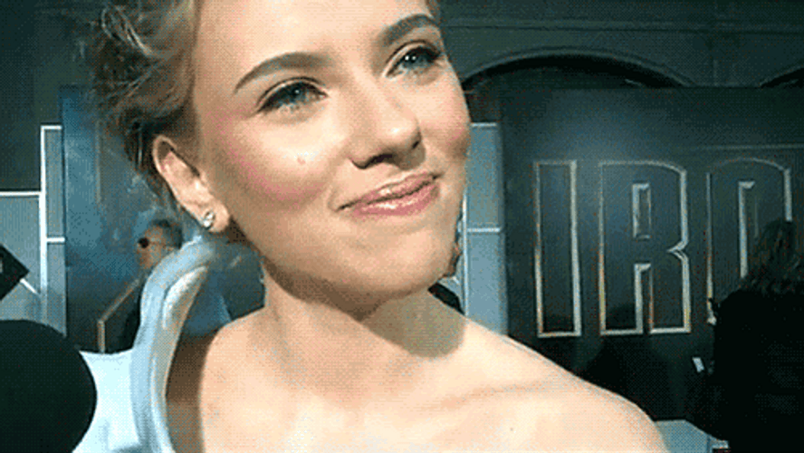 Scarlett Johansson Iron Man 2 Premiere GIF