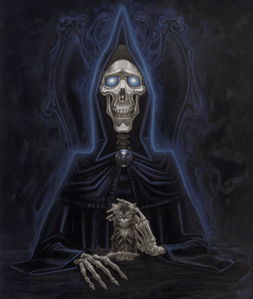 Scary Angel Of Death Running Fingers GIF
