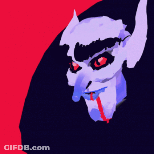 Scary Animated Nosferatu GIF