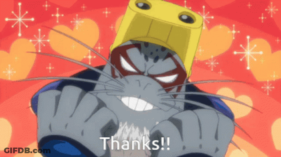 Scary Anime Selkie Thank You GIF