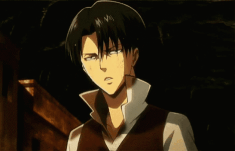 Scary Captain Levi Ackerman GIF