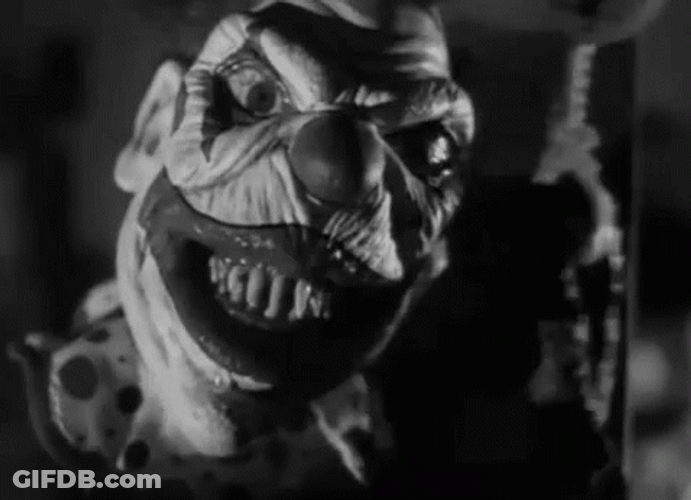 Scary Clown Nightmare Sharp Teeth GIF