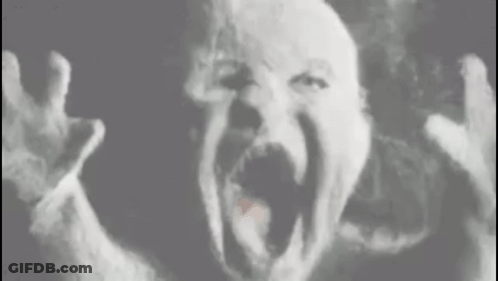 Scary Clown Screaming GIF