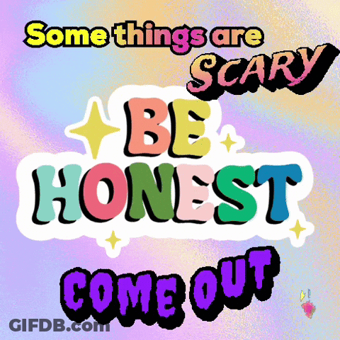 Scary Come Out Poster GIF