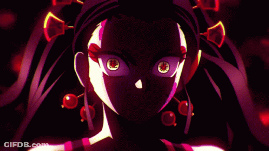 Scary Daki Sneaking In The Dark GIF