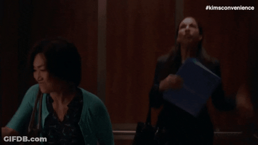 Scary Elevator Power Outage GIF