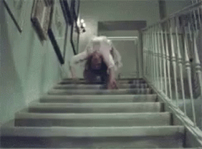 Scary Exorcism Spider Walk GIF