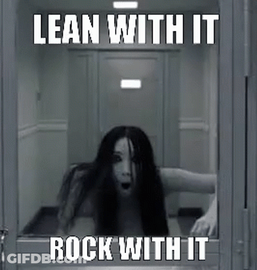 Scary Ghost Dancing Funny Meme GIF