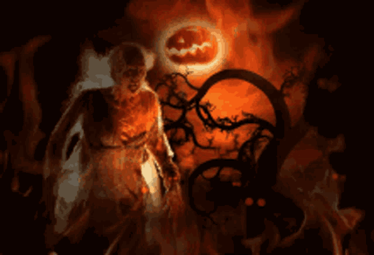 Scary Halloween Happpy Halloween GIF