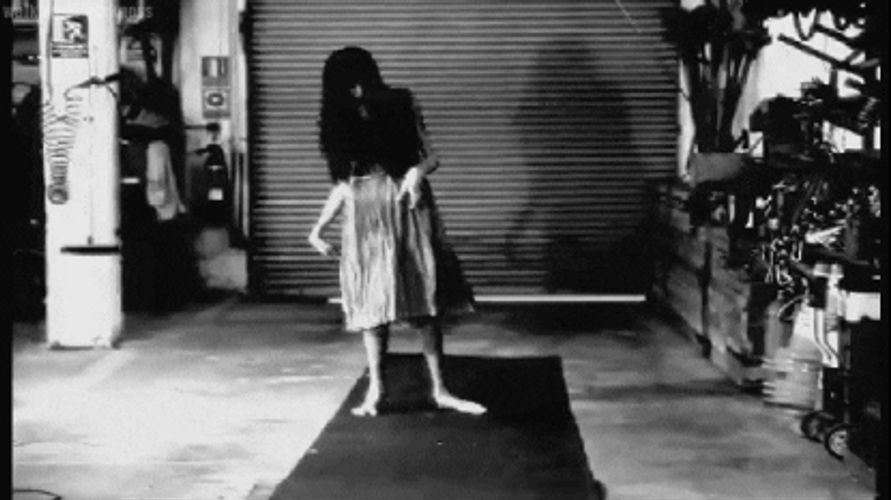 Scary Halloween Possessed GIrl GIF