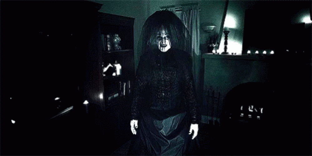 Scary Insidious Black Lady GIF