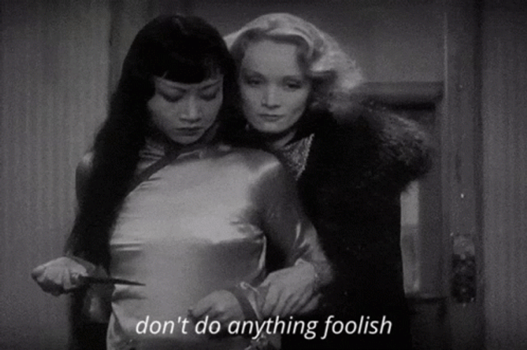 Scary Killer Marlene Dietrich GIF