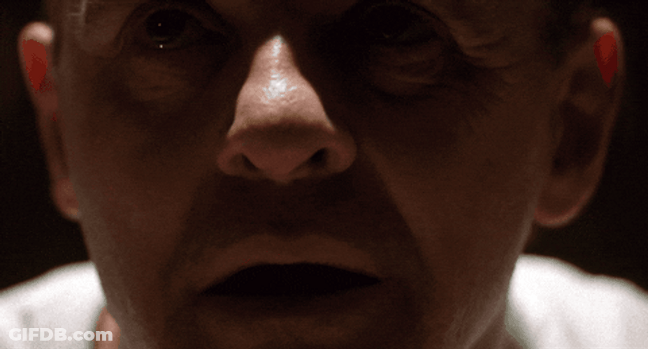 Scary Lecter In Silence Of The Lambs GIF
