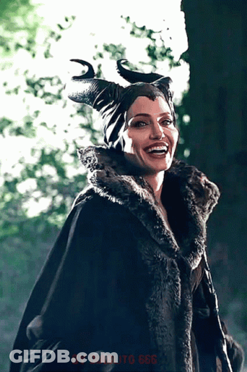 Scary Maleficent Evil Laugh GIF