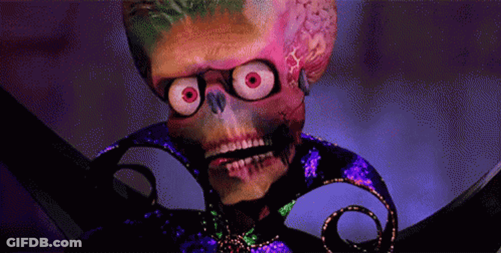 Scary Mars Attacks GIF