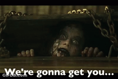 Scary Monster Saying We're Gonna Get You GIF