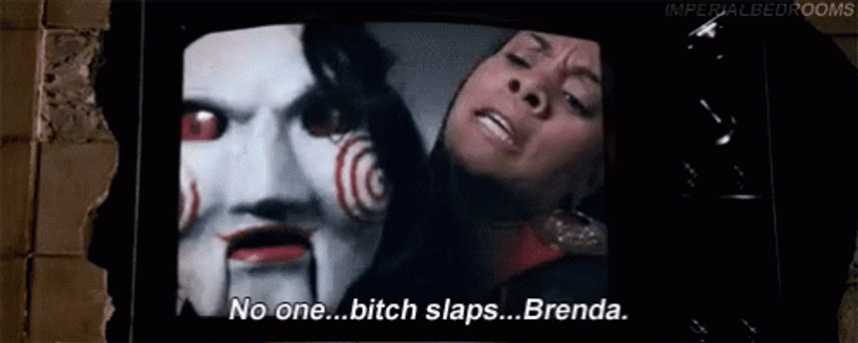 Scary Movie 2 Don't Slap Brenda GIF