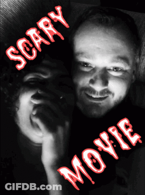 Scary Movie Monotone Movie Trailer GIF