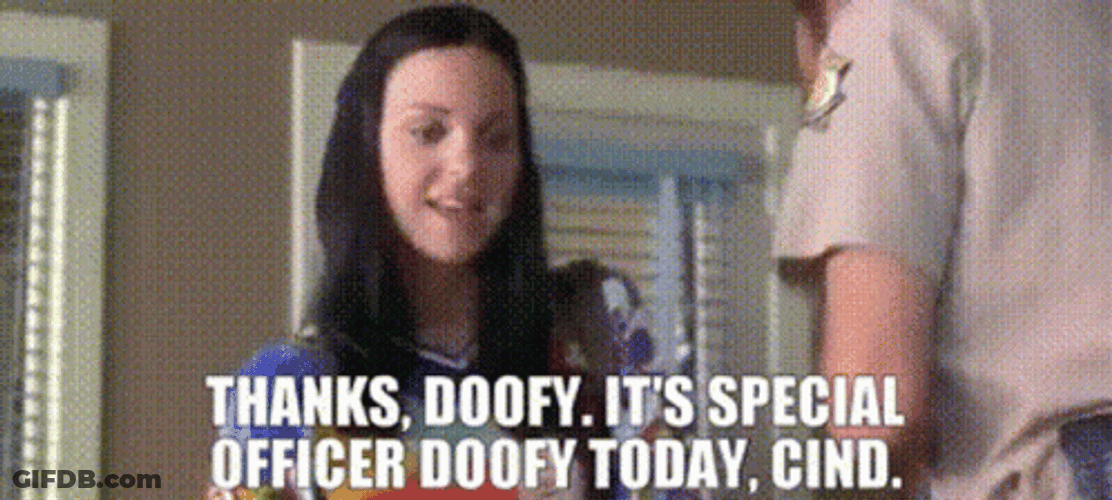 Scary Movie Officer Doofy And Cindy GIF