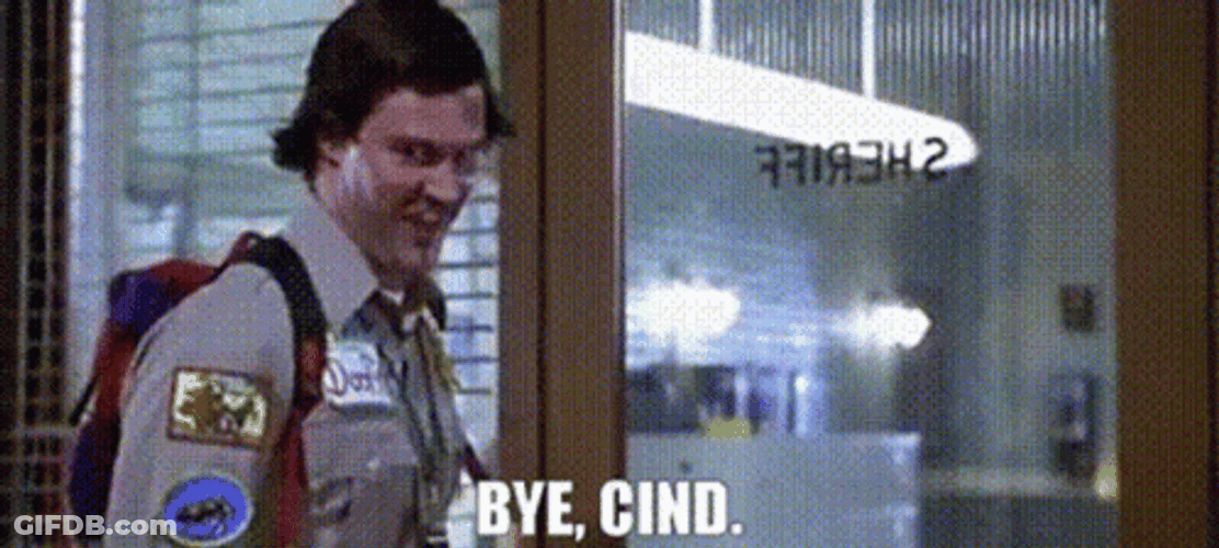 Scary Movie Officer Doofy Bye Cind GIF