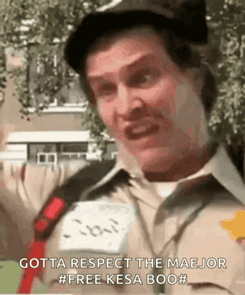 Scary Movie Officer Doofy Gotta Respect The Major GIF