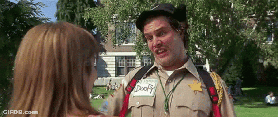 Scary Movie Officer Doofy Saluting To Woman GIF
