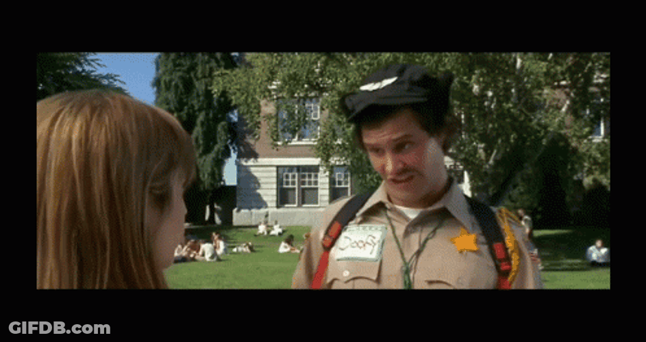 Scary Movie Officer Doofy Showing His Fingers GIF
