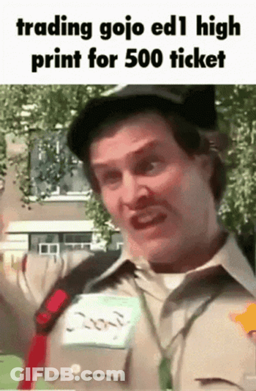 Scary Movie Officer Doofy Trading Gojo GIF