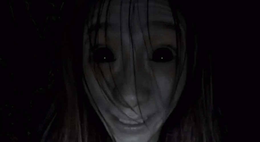 Scary Mumbling Ghost GIF