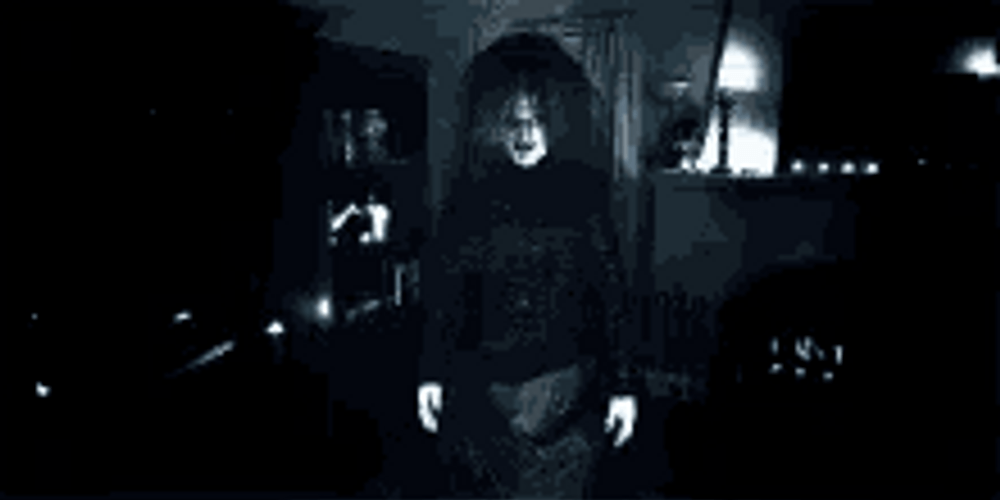 Scary Pop Up Neck Choke GIF