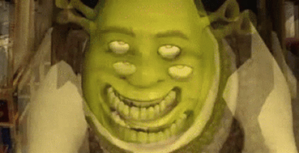 Scary Shaking Shrek Is Love GIF
