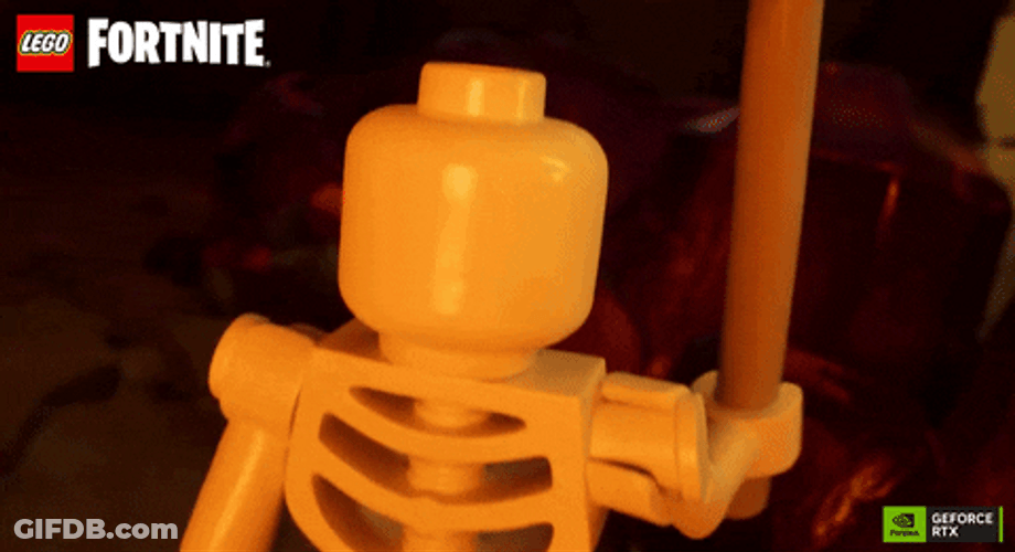 Scary Skeleton Lego GIF
